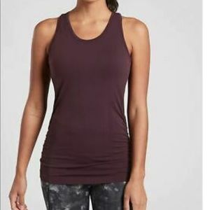 Athleta Speedlight Racerback Tank, size Medium, Agate Purple (burgundy)